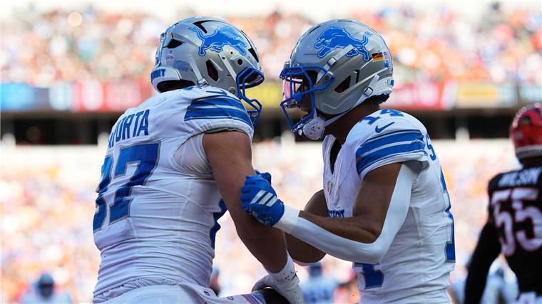 St. Brown (rechts) und die Lions haben die vergangenen vier Spiele gewonnen.