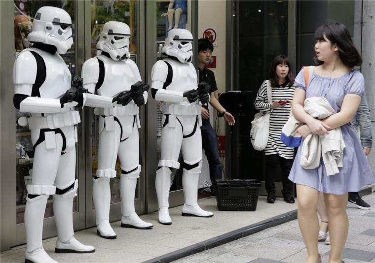 Darum wird der Star-Wars-Day Anfang Mai gefeiert Star-Wars-Day in Tokio.