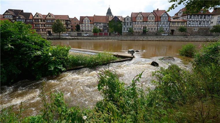 Starkregen trifft Hann. Münden.