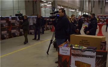 Start bei der Firma Comet für den Werkverkauf.