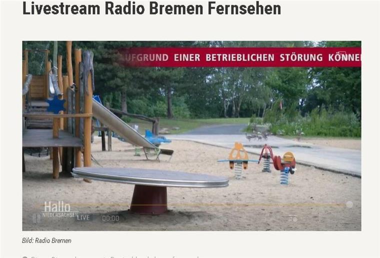 Streik bei Radio Bremen: Fernsehprogramm fällt aus Statt "butenunbinnen" lief im Fernsehprogramm Radio Bremen der NDR.