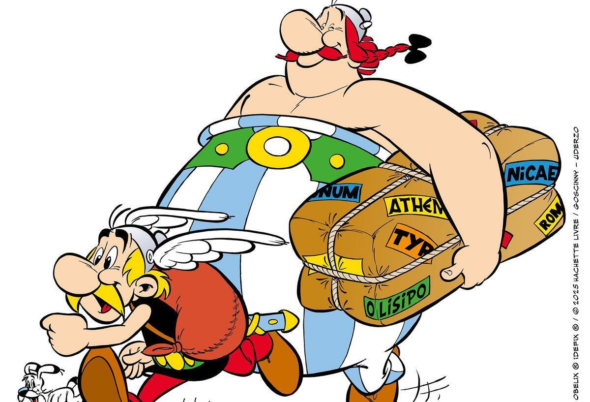 So hat man Obelix noch nie gesehen: „Asterix in Lusitanien“ Statt Ferienstimmung gibt es wieder viel Ärger mit den Römern.