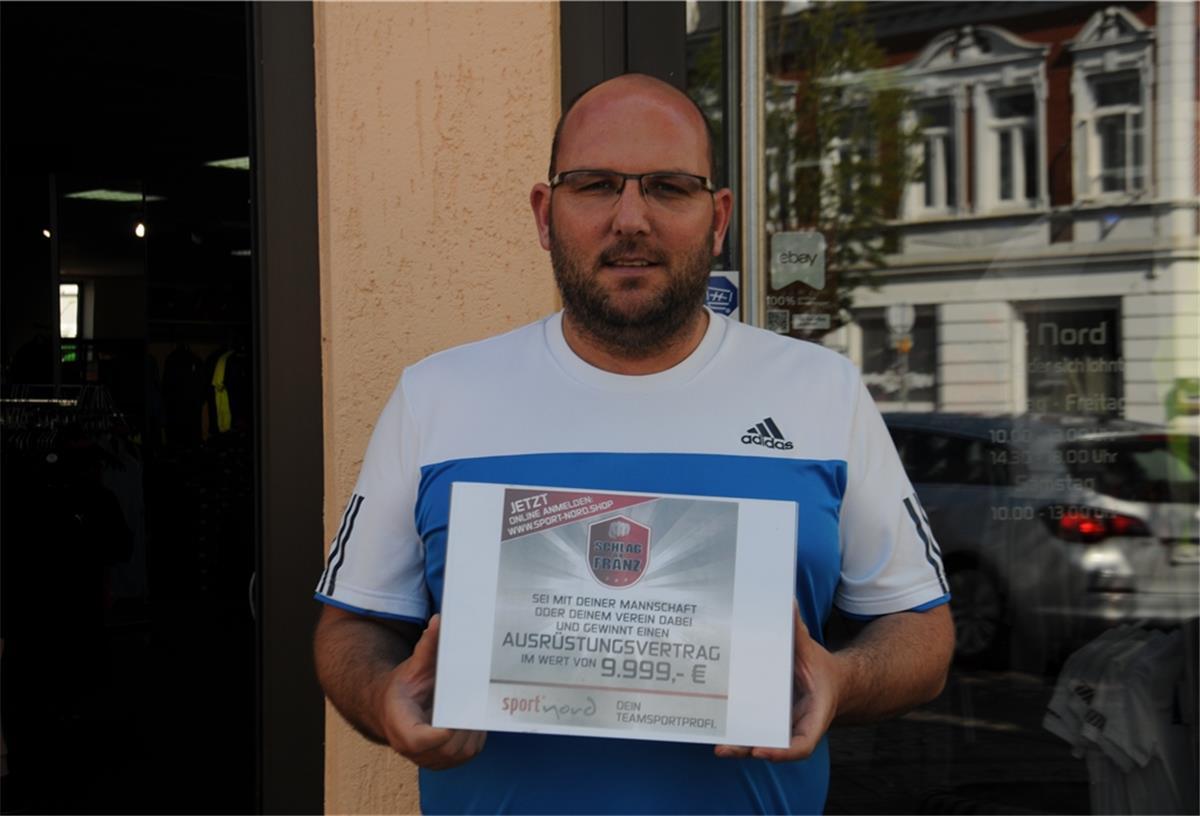 Stefan Franz stellt sich seine Herausfordern. Sein Gegner muss ihn in mindestens drei Kategorien schlagen.