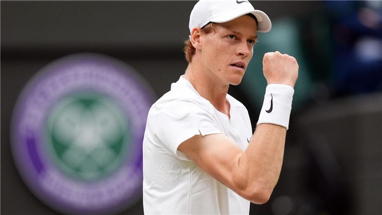 Wimbledon: Halbfinal-Duell Sinner gegen Alcaraz rückt näher Steht im Viertelfinale von Wimbledon: Der Italiener Jannik Sinner.