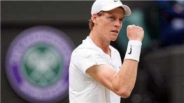 Steht im Viertelfinale von Wimbledon: Der Italiener Jannik Sinner.