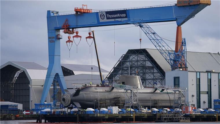 Kieler U-Boot-Bauer TKMS treibt Abspaltung voran Steigt der Bund beim Kieler U-Boot-Bauer TKMS ein? (Archivbild)