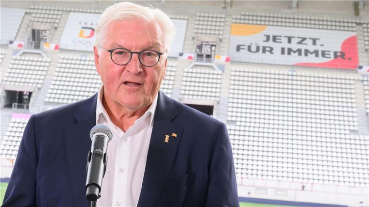 Steinmeier wünscht sich Olympische Spiele in Deutschland Steinmeier wünscht sich Olympische Spiele auch in Deutschland.