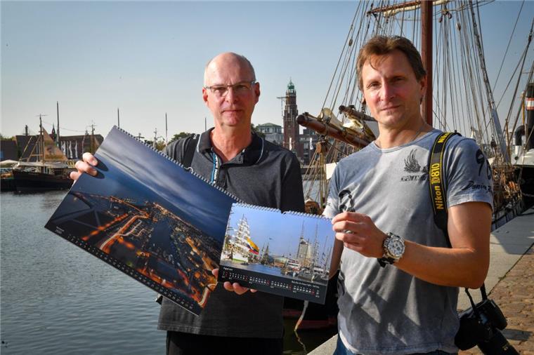 Zwei Formate, eine Stadt: Die besonderen Bremerhaven-Kalender 2020 Stephan Quaas und Bernd Ohlthaver haben die schönsten Seiten Bremerhavens fotografiert.