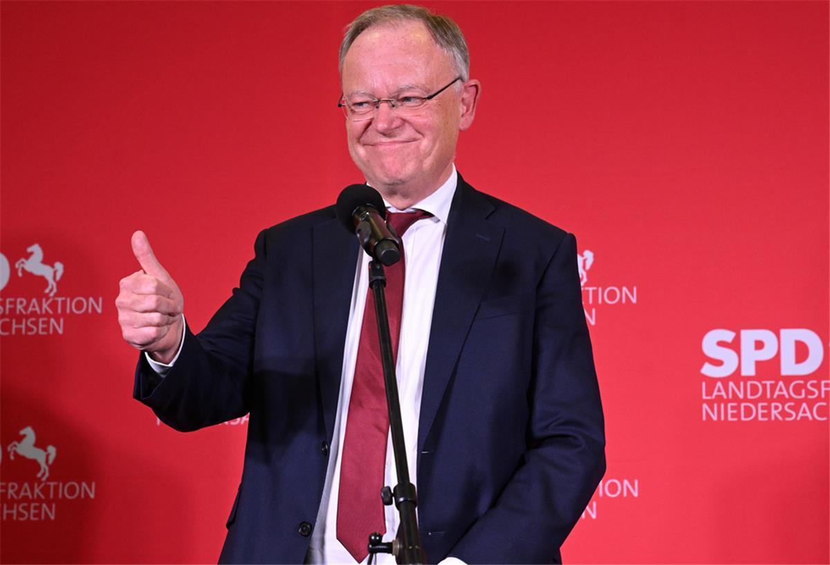 Niedersachsen: Neuauflage von Rot-Grün - CDU-Chef tritt zurück Stephan Weil (SPD), Ministerpräsident Niedersachsen