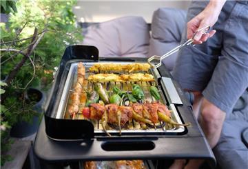 Ein Elektrogrill.