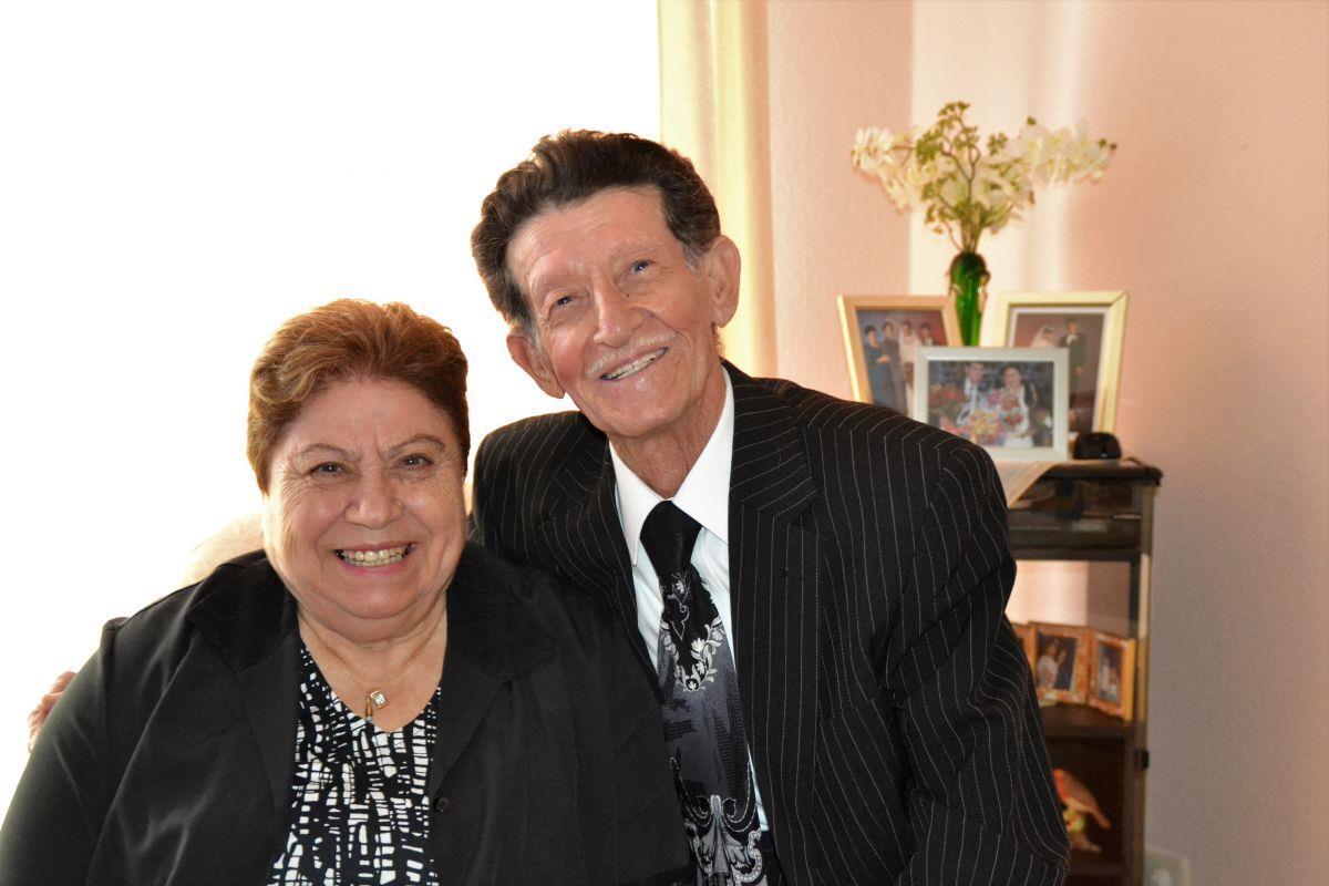 Stolz auf 60 Jahre glückliche Ehe: Remziye und Mehmet Kahvecioglu feiern am Mittwoch ihre diamantene Hochzeit.