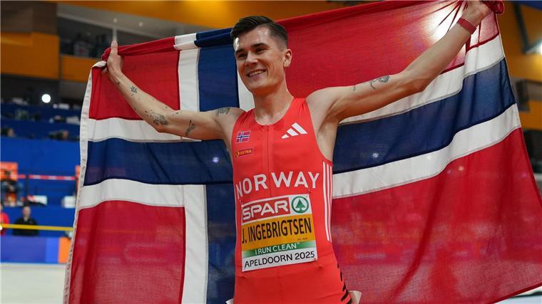 Gerichtsdrama in Norwegen - Zerwürfnis im Hause Ingebrigtsen Strahlend nach einem gewonnenen Lauf - so kennt man Jakob Ingebrigtsen. (Archivbild)