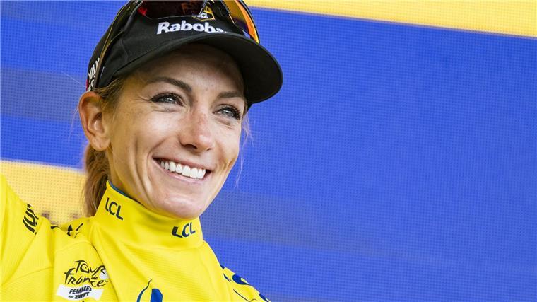 Strahlt in Gelb: Pauline Ferrand-Prevot.