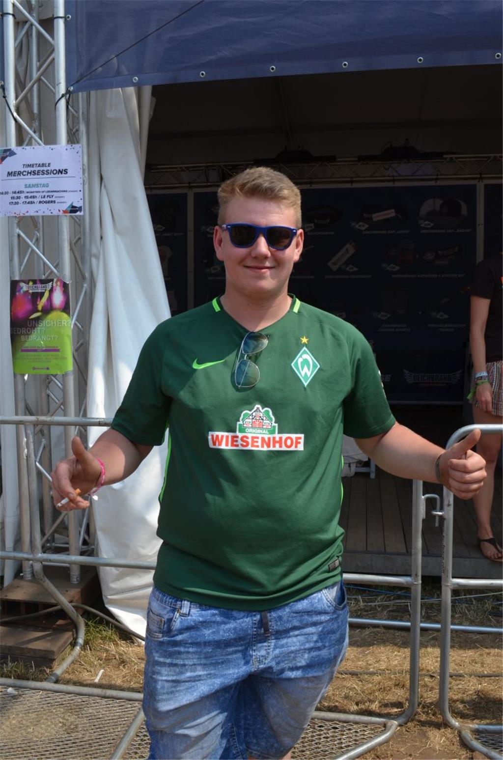 Stucki aus dem Landkreis Cloppenburg hält als Bremer dagegen. Foto: Overschmidt