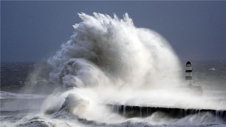Sturm Darragh sorgte in Großbritannien für Verwüstungen.