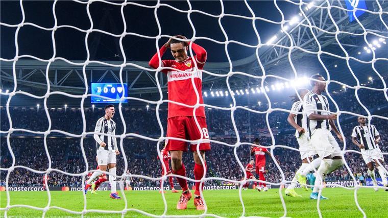 „Auf den Ball aufgepasst“: Wohlgemuth erklärt Elfer-Szene Stuttgarts Enzo Millot verschoss gegen Juventus Turin einen Elfmeter.