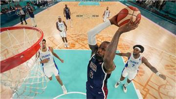Superstar LeBron James führt das US-Team an.