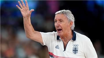 Svetislav Pesic spielt mit Serbien gegen Deutschland um Olympia-Bronze.