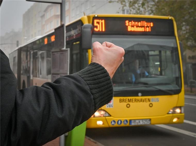 Symbolbild zum Thema Gewalt im und am Busverkehr. 
