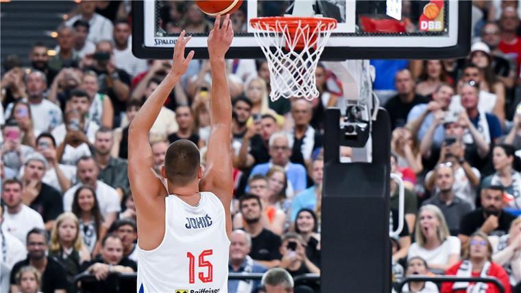 Tat nur so viel wie nötig: Center Nikola Jokic.