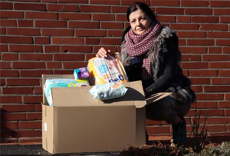 Zeven: Sich selbst stellt sie hinten an Tatjana Larina ist Ukrainerin und möchte jetzt ihrem Heimatland helfen. Dafür sammelt sie für die Flüchtlinge Sachspenden.