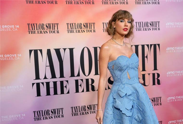 Taylor Swift feiert Filmpremiere in Los Angeles Taylor Swift eilt von Erfolg zur Erfolg.