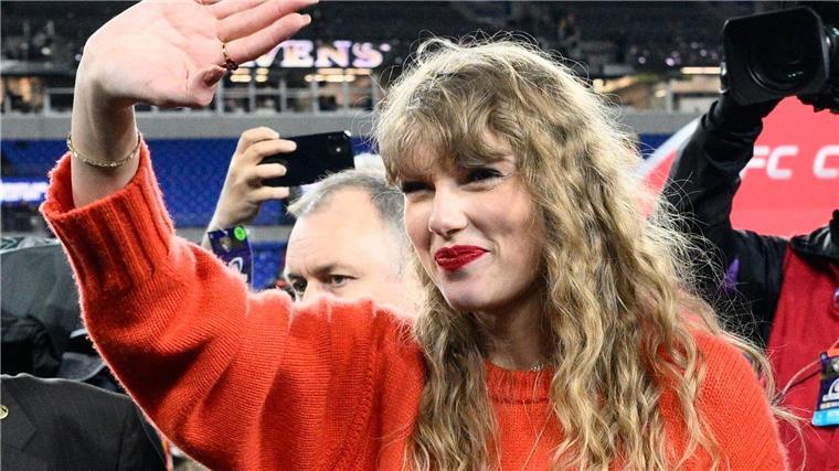 X geht gegen gefälschte Nacktbilder von Taylor Swift vor Taylor Swift nach dem NFL-Spiel in Baltimore.