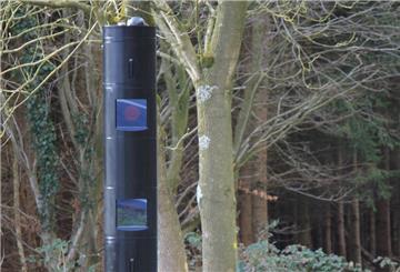 Eine Blitzersäule im Landkreis Cuxhaven