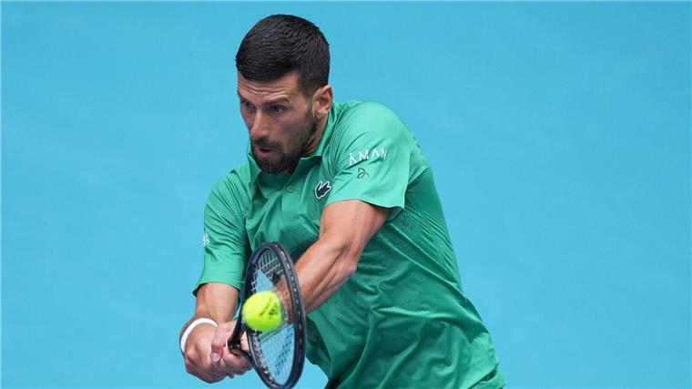 Tennis-Topstar Novak Djokovic steht im Endspiel von Miami.
