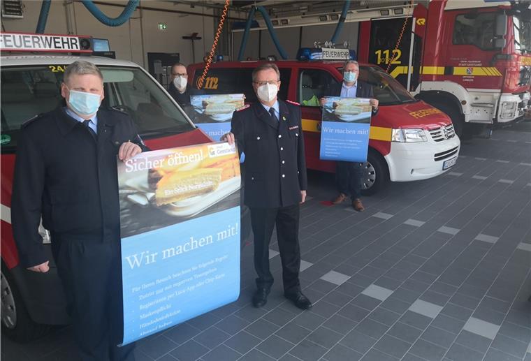 Testen und sicher öffnen: Unter anderem die Feuerwehr und das DRK wollte die Stadt Geestland als Modellkommune mit ins Boot holen. Nun hofft die Stadt auf eine zweite Auswahlrunde.