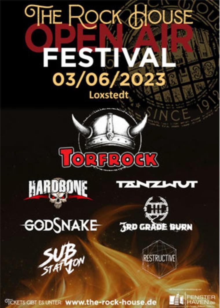 Rock House Festival rockt Samstag Loxstedt Plakat Rock House