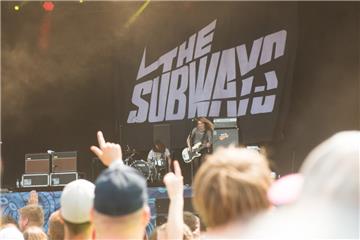The Subways rocken die Bühne am Freitag. Foto: Hölscher