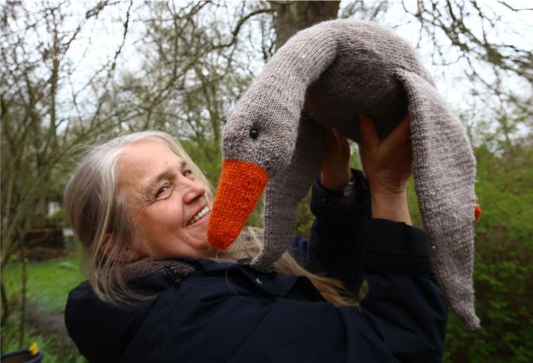 Butjadingens Vogelwelt zum Anfassen Theda Garnholz strickt Vögel. Angefangen hat sie mit einem Kiwi - der am Ende ein Brachvogel wurde. Die neueste Kreation ist eine beinahe lebensgroße Graugans namens Gerda.