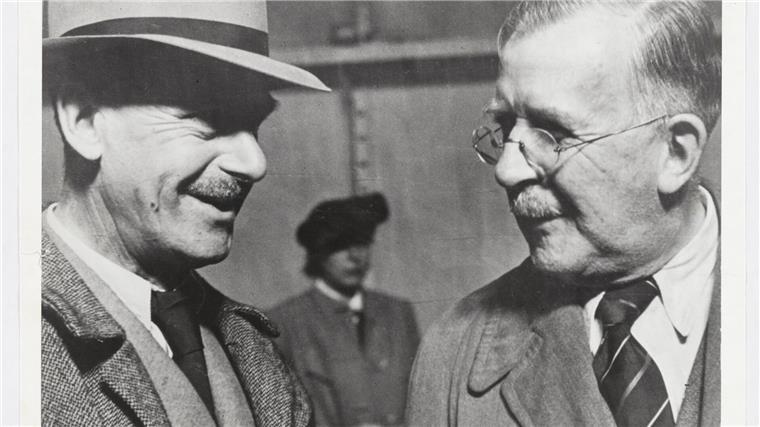 Thomas Mann begrüßte seinen Bruder Heinrich in New York. Er kam aus dem besetzten Frankreich. (Archivbild)