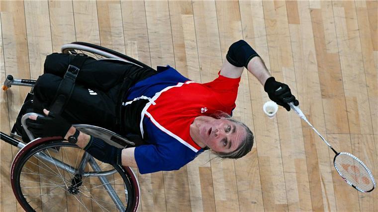 Lohn für Leben im Auto: Badmintonspieler will Medaille Thomas Wandschneider hofft im Einzel am Sonntag auf eine Medaille.