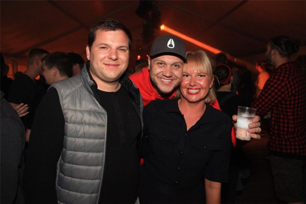 Timo, Henning und Agneta.