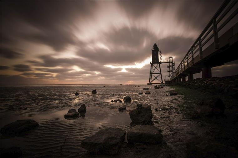 Timo Steggemann aus Bremerhaven hat mit diesem Motiv den Fotowettbewerb um den Leuchtturm Obereversand gewonnen.
