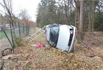 verunglücktes Fahrzeug in Hagen