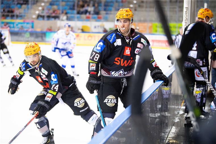Tomas Sykora (links) und Will Weber von den Fischtown Pinguins sind heiß auf den Saisonstart in der DEL.