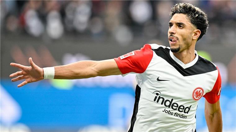 Traf doppelt für Frankfurt: Omar Marmoush.