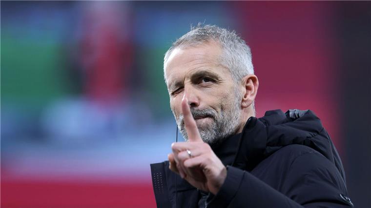 Trainer Marco Rose steht in der Kritik aufgrund der mäßigen Leipziger Saison.
