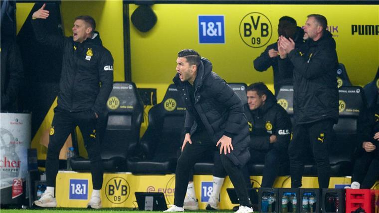 BVB-Coach Sahin mit klaren Ansagen an seine Spieler Trainer Nuri Sahin ist unzufrieden und macht seinem Team vor dem Spiel in Wolfsburg klare Ansagen.