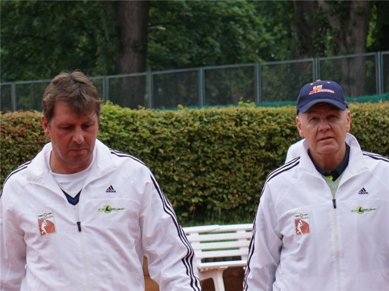 Trainer Torben Theine (links) und Teammanager Bernd Badenhorst haben mit dem Bremerhavener TV 16 Jahre lang das Tennis im Norden mitgeprägt.