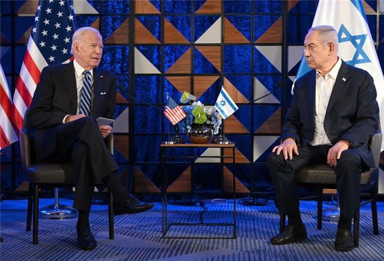 Netanjahu trifft Biden am Dienstag Treffen von Netanjahu mit Biden (Archivbild)