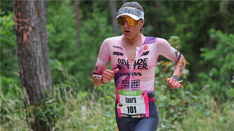 Triathletin Laura Philipp war in Roth eine Klasse für sich.