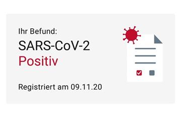 Über die Corona-Warn-App kam die Nachricht am schnellsten: „SARS-CoV-2 positiv".