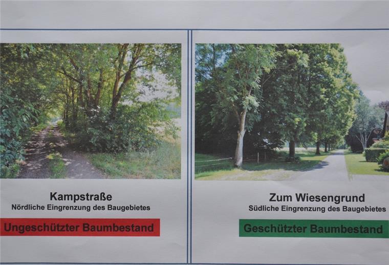 Nartumer hadern mit Ratsbeschluss Um deutlich zu machen, für wie abwegig die Anwohner der Kampstraße eine Erschließung des Neubaugebietes via Kampstraße halten, verteilten sie den auf dem Foto abgebildeten Handzettel.
