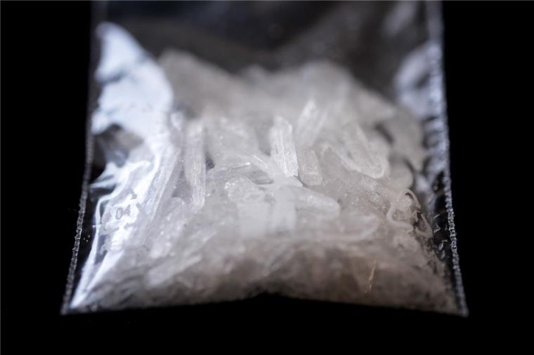 Unser Foto zeigt die Droge Crystal Speed, die bei einer Kontrolle sichergestellt werden konnte.