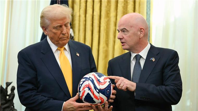 Großereignisse in Serie: Wer ist willkommen in Trumps USA? US-Präsident Donald Trump und FIFA-Präsident Gianni Infantino kommen gut miteinander klar.