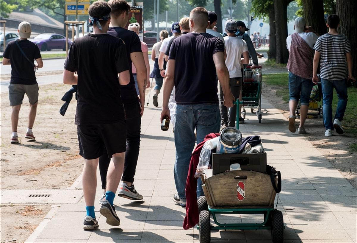Nur vier Vatertags-Partys im Cuxland Vatertags-Touren gab es im Cuxland in diesem Jahr kaum.